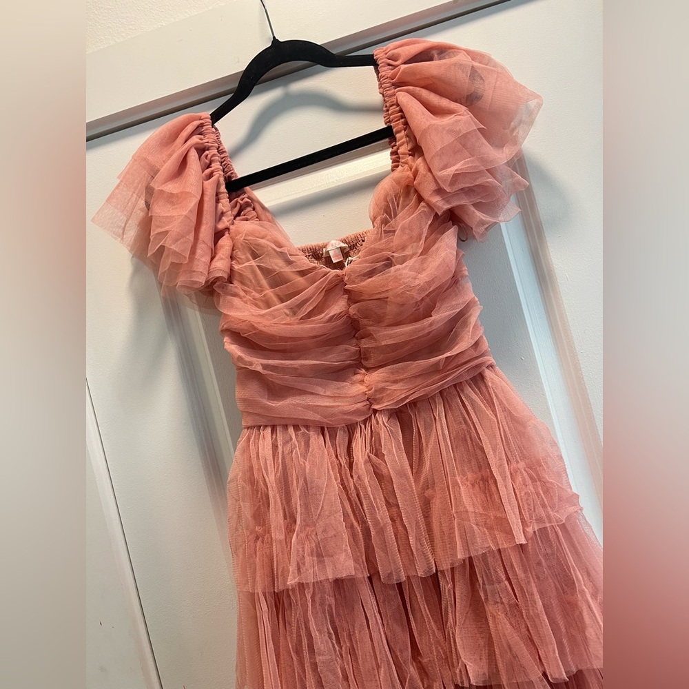 Fantasy Ruffle Maxi Dress - Picture 4 of 4